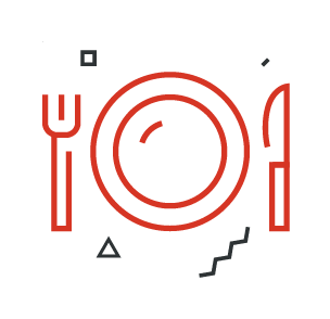 Catered meals icon