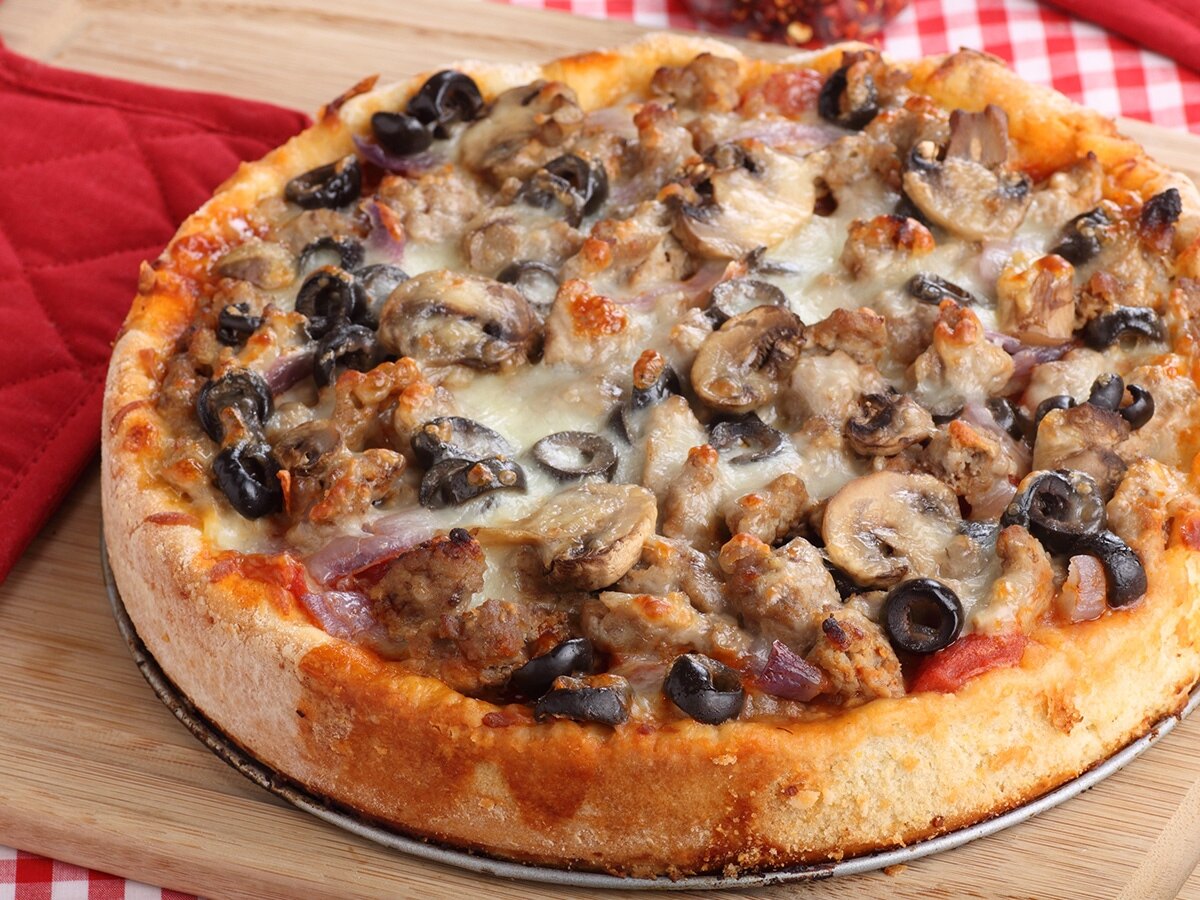 Greek pizza