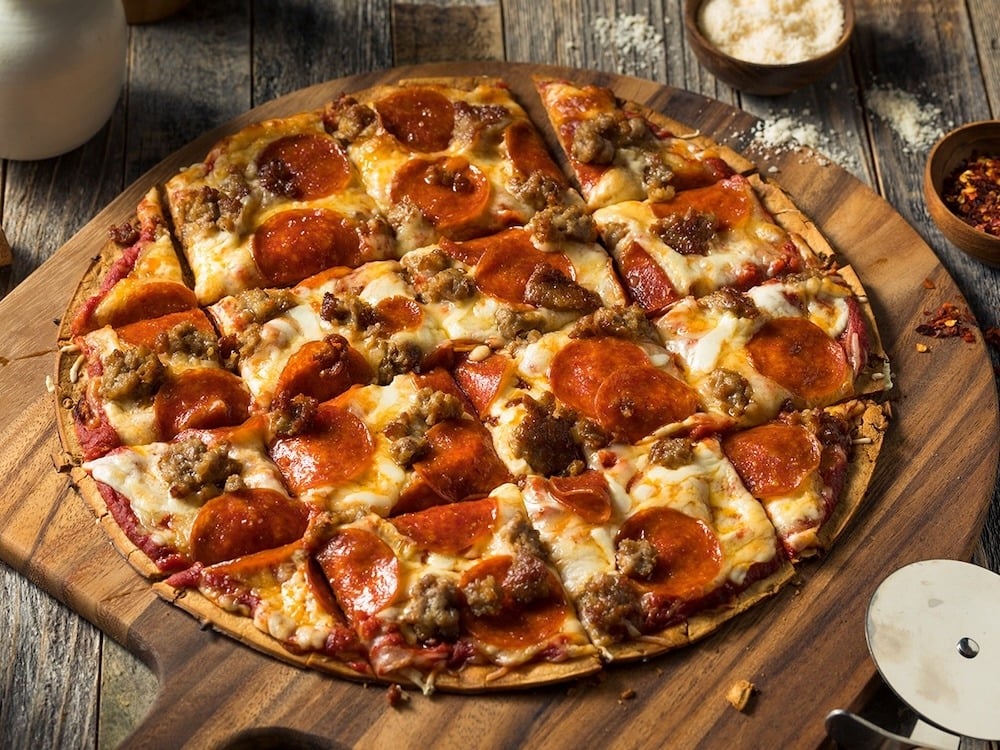 St. Louis style pizza