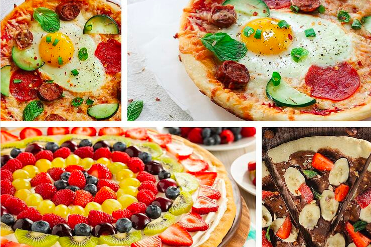 All-Day Satisfaction: Breakfast Pizzas and Dessert Pizzas